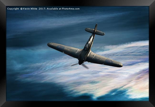 WW2 Hawker Hurricane Framed Print by Kevin White