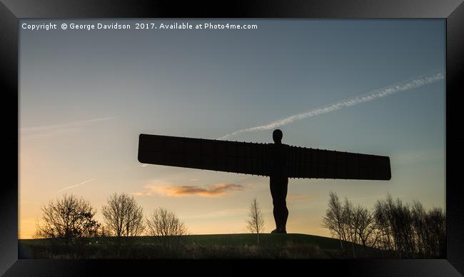 Angel of the North 03 Framed Print by George Davidson