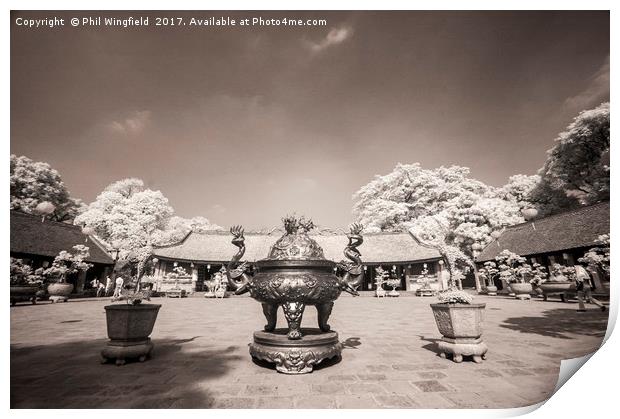 Imperial Tomb in Hue - Vietnam Print by Phil Wingfield