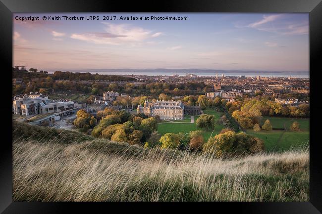 East Edinburgh Framed Print by Keith Thorburn EFIAP/b