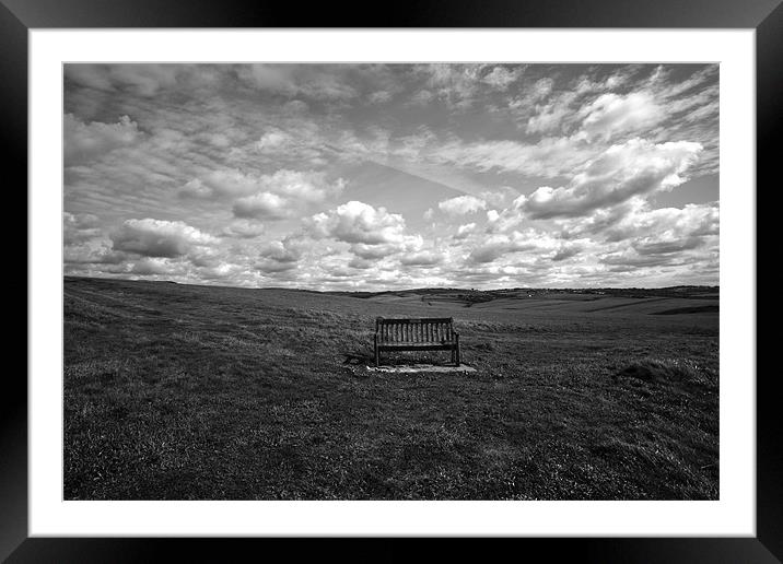 Bench Framed Mounted Print by Mike Gorton