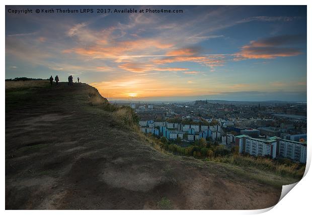 View of Edinburgh Print by Keith Thorburn EFIAP/b