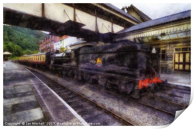 Steam Train Ride Print by Ian Mitchell