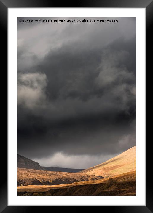 Fleeting Framed Mounted Print by Michael Houghton