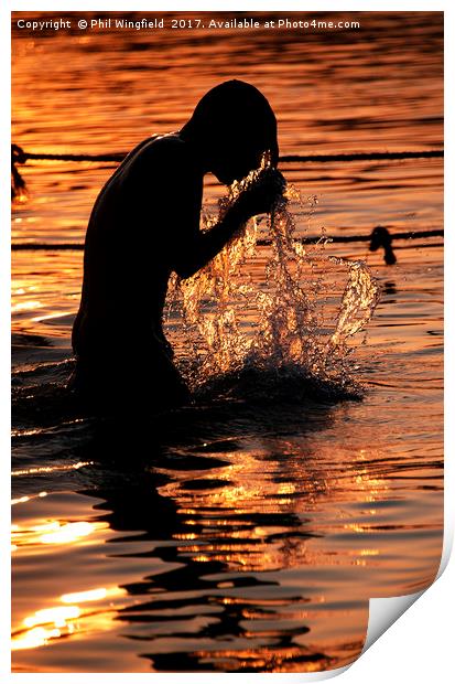 Water Puja Print by Phil Wingfield