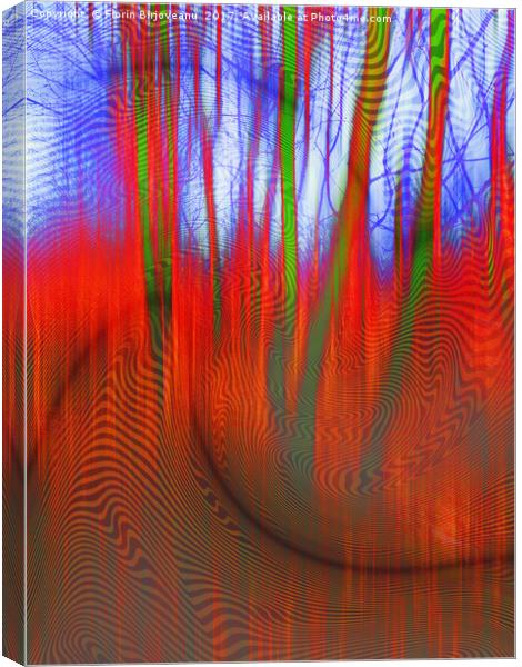 Wood Oscillations                   Canvas Print by Florin Birjoveanu