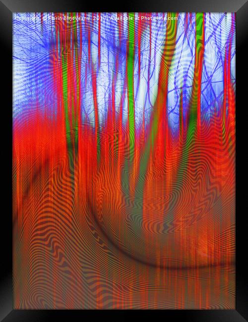 Wood Oscillations                   Framed Print by Florin Birjoveanu