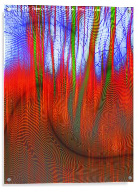 Wood Oscillations                   Acrylic by Florin Birjoveanu