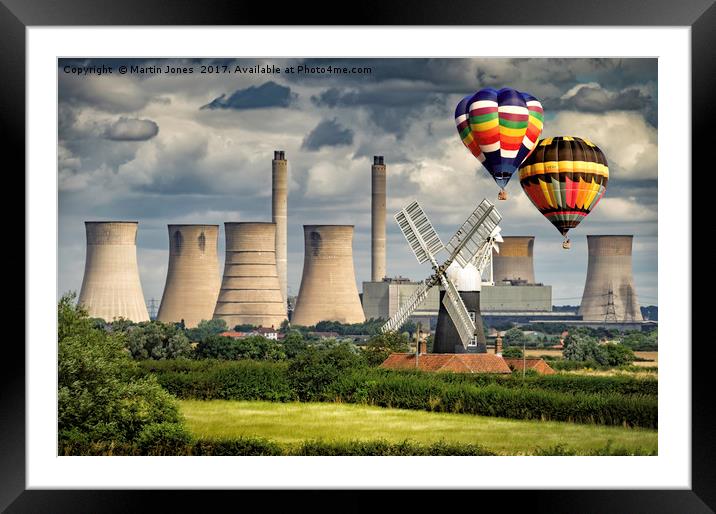 Balloons in the Trent Valley Framed Mounted Print by K7 Photography