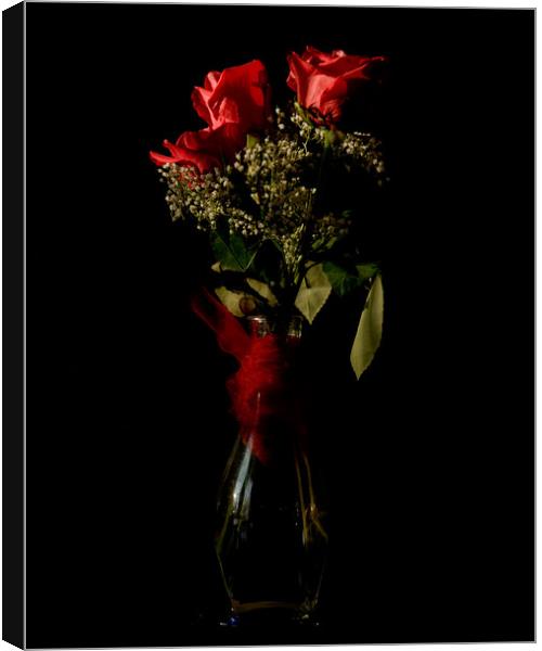 Roses for my love Canvas Print by Roxane Bay