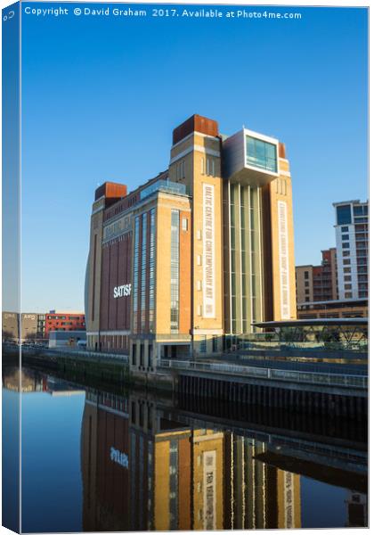 Baltic centre for Contemporary Art Canvas Print by David Graham