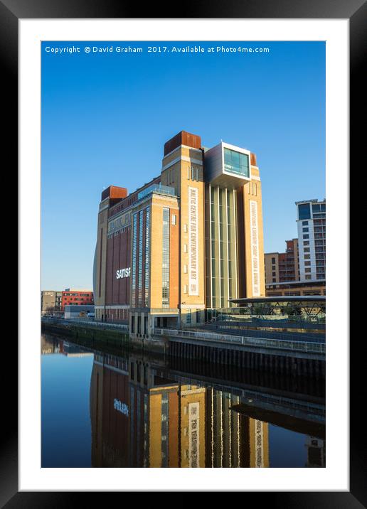 Baltic centre for Contemporary Art Framed Mounted Print by David Graham