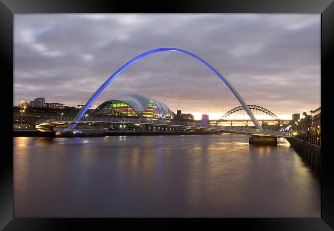 Newcastle Quayside Framed Print by Northeast Images