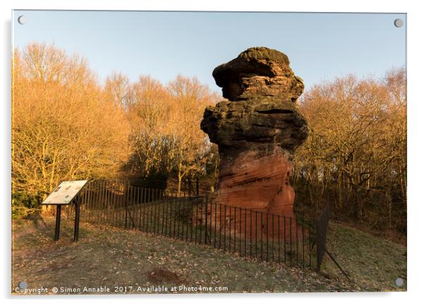 The Hemlock Stone Acrylic by Simon Annable