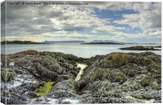The Small Isles Canvas Print by Jamie Green