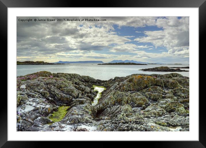 The Small Isles Framed Mounted Print by Jamie Green