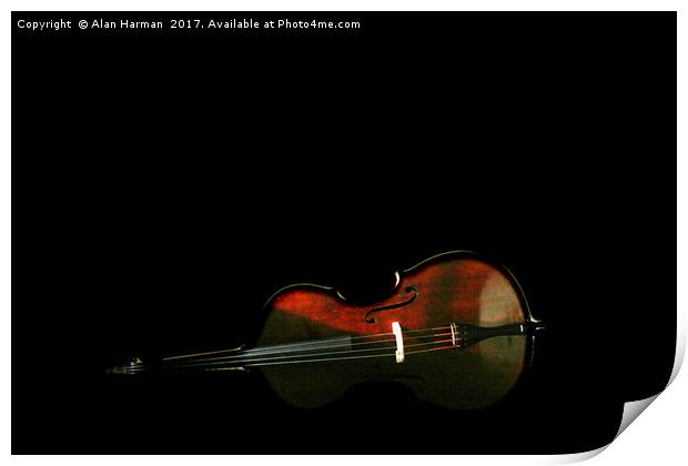 Bass 3 Print by Alan Harman