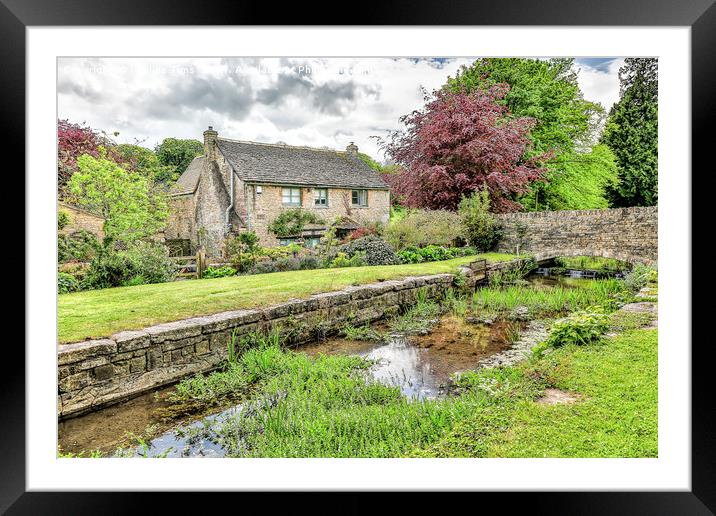 Cotswold Cottage Framed Mounted Print by Pauline Tims