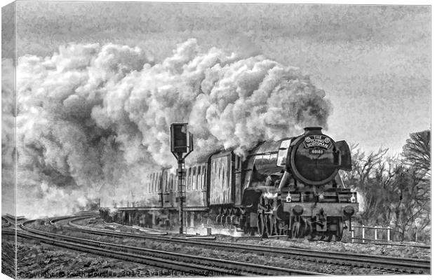 Steaming to York Canvas Print by Keith Douglas