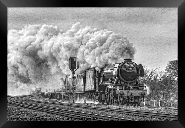 Steaming to York Framed Print by Keith Douglas
