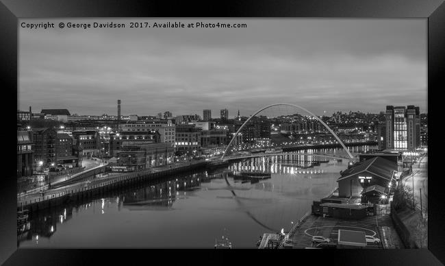 Newcastle 02 Framed Print by George Davidson