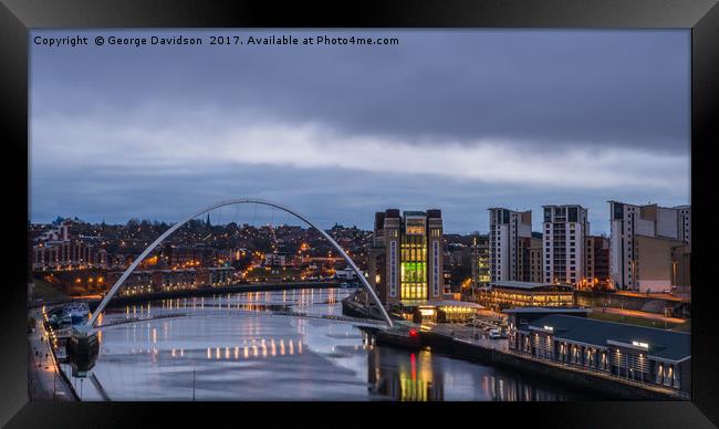 Newcastle 03 Framed Print by George Davidson
