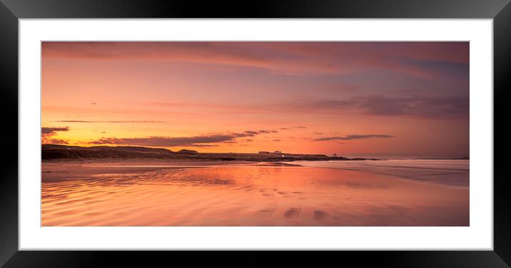 Red Sky at Night - What a delight Framed Mounted Print by Naylor's Photography