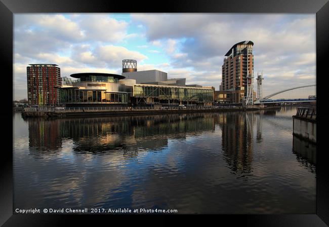 Salford Quays  Framed Print by David Chennell