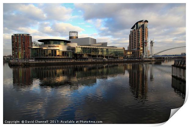 Salford Quays  Print by David Chennell