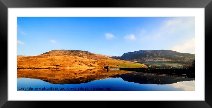 Yeoman Hey Reservoir  Framed Mounted Print by Mark Dobson