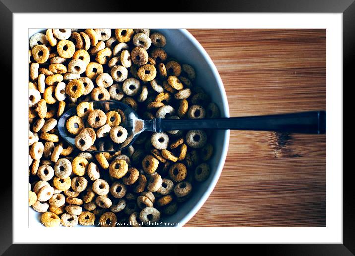 Cheerios Framed Mounted Print by Tracy Smith