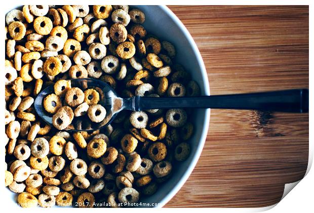 Cheerios Print by Tracy Smith