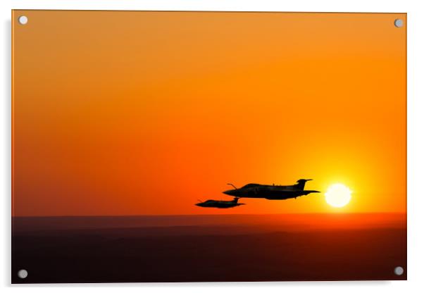 Sunset Buccaneers Acrylic by J Biggadike