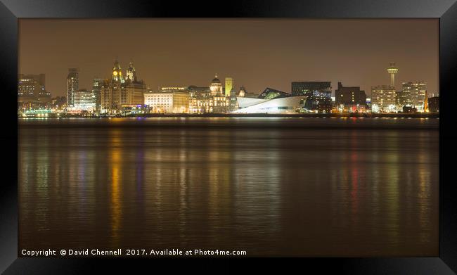 Liverpool Waterfront    Framed Print by David Chennell