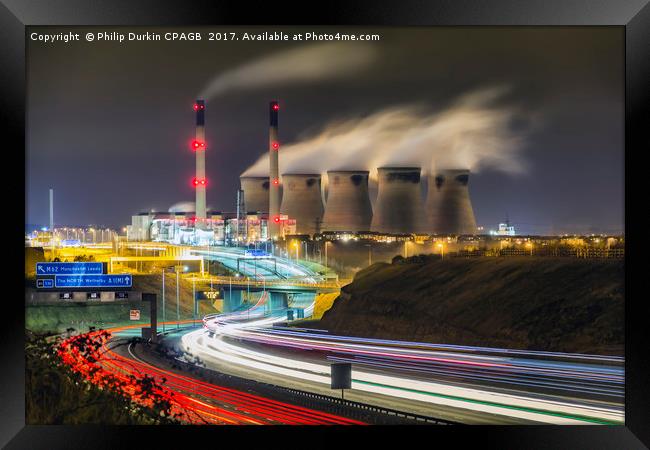 Ferrybridge Power Station Framed Print by Phil Durkin DPAGB BPE4