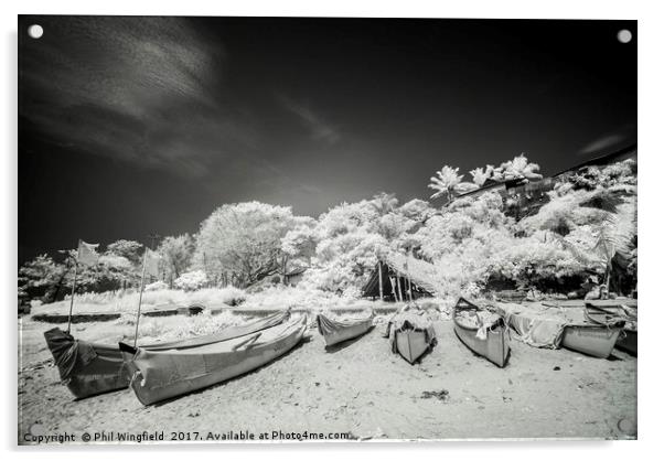 Ulall Beach 2 Acrylic by Phil Wingfield