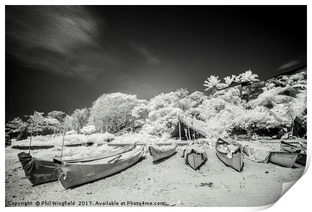 Ulall Beach 2 Print by Phil Wingfield