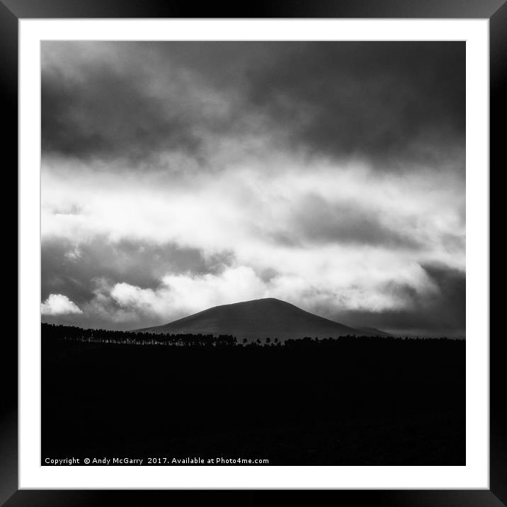 Lose Hill Framed Mounted Print by Andy McGarry