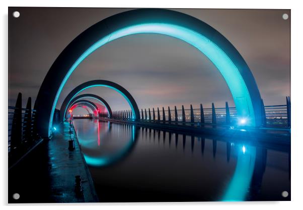 Waterway Blues Acrylic by Garry Quinn