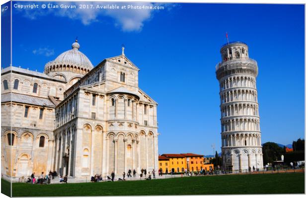Leaning Tower of Pisa 4 Canvas Print by Gö Vān