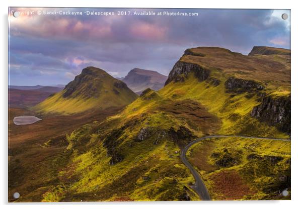 Pastels At The Quiraing II Acrylic by Sandi-Cockayne ADPS