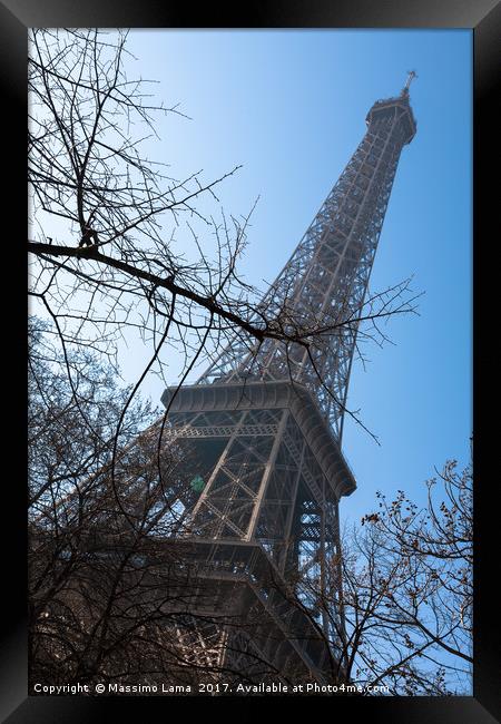 Eiffel tower Framed Print by Massimo Lama
