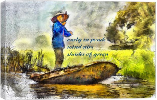 Shades of green Canvas Print by Paul Boazu