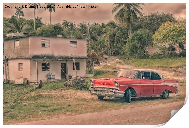 The Old Chevrolet Car  Print by Dianne 
