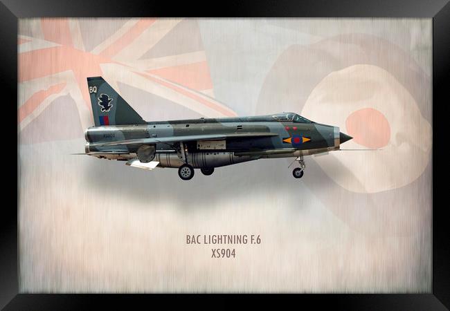 BAC Lightning F.6 XS904 Framed Print by J Biggadike