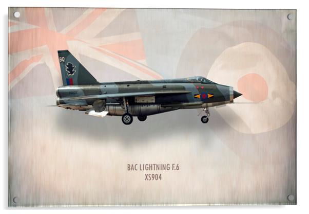 BAC Lightning F.6 XS904 Acrylic by J Biggadike