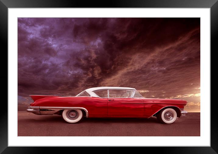 Big red and beautiful Framed Mounted Print by Kenny Partington