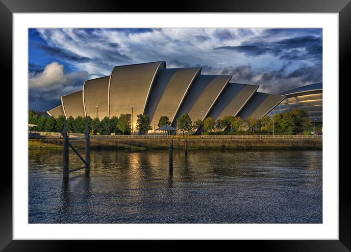 Glasgow, The Armadillo, the SECC, Clyde Auditorium Framed Mounted Print by Jacqi Elmslie