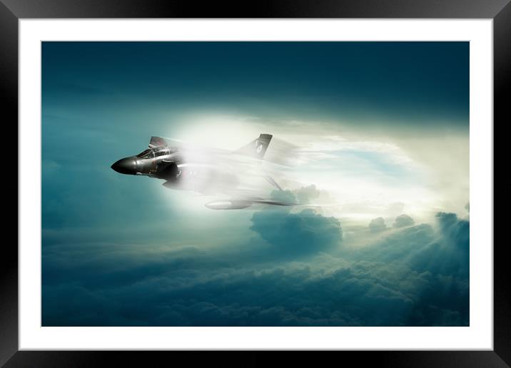 Phantom Burst Framed Mounted Print by J Biggadike