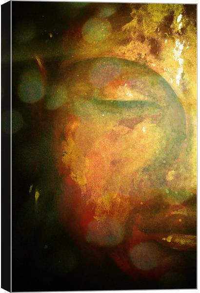 Buddha abstract Canvas Print by K. Appleseed.